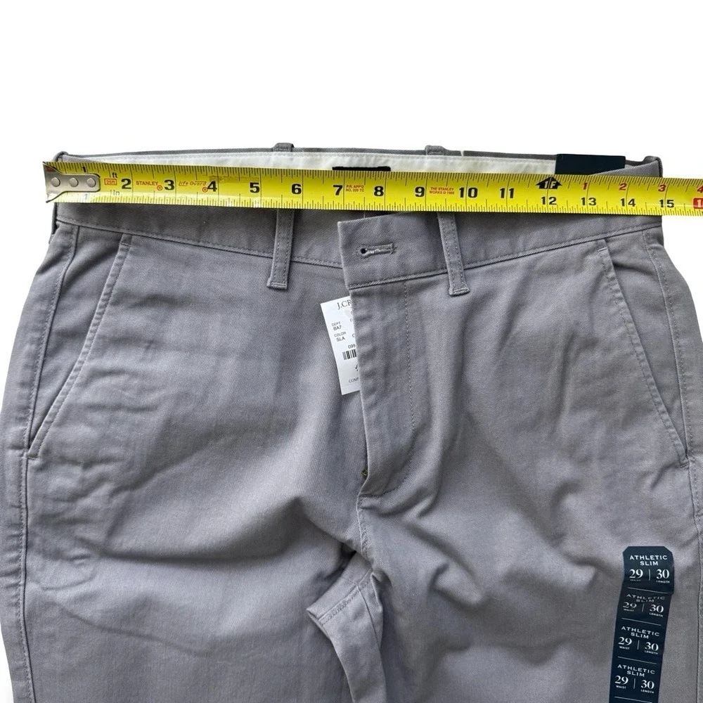 J.‎ Crew Men's Charcoal Grey Chinos Pants NWT